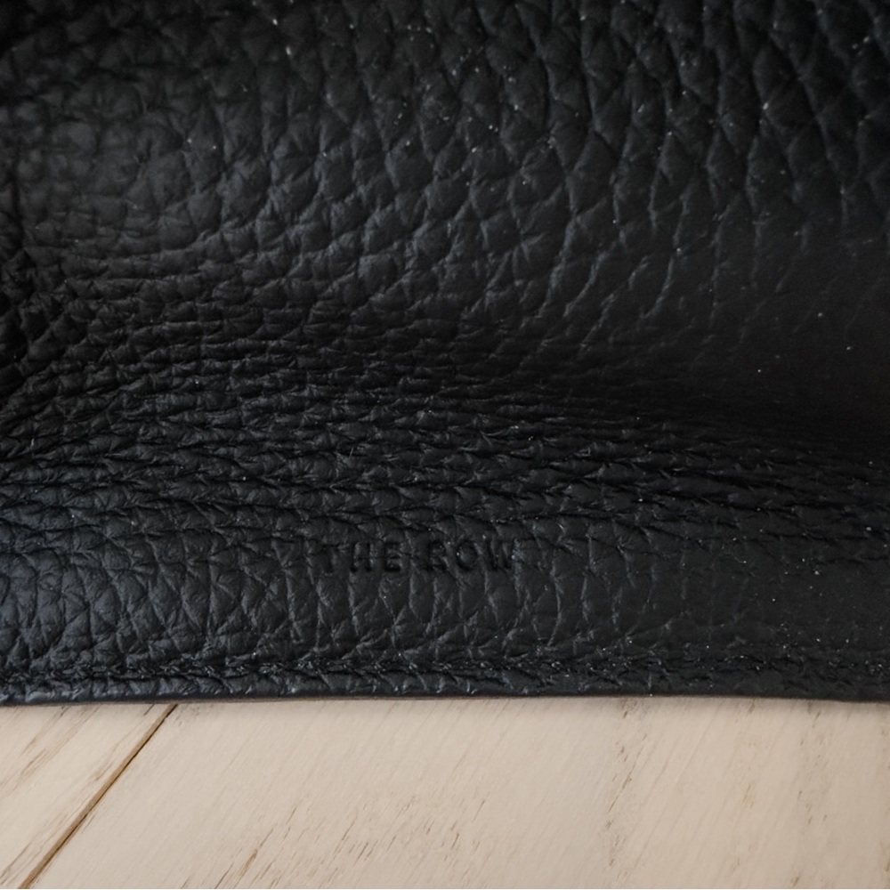 The Row Margaux Shoulder 12 Bag in Black Leather - Picture 6 of 11